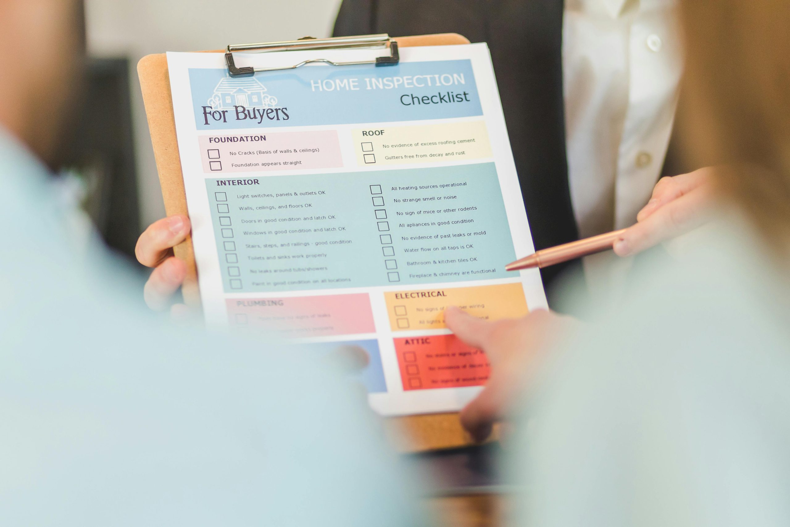 home inspection checklist Roanoke, VA